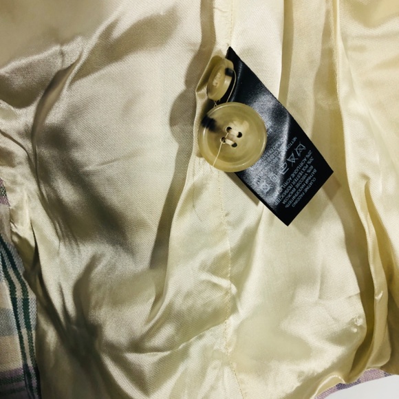 Isabel Marant Etoile $675 Celedon Veste Ilindae Pastel Plaid Blazer Line… - Picture 16 of 16